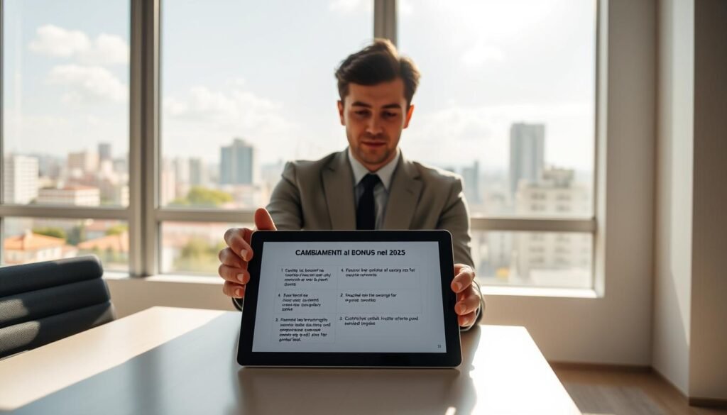 Cambiamenti al Bonus nel 2025